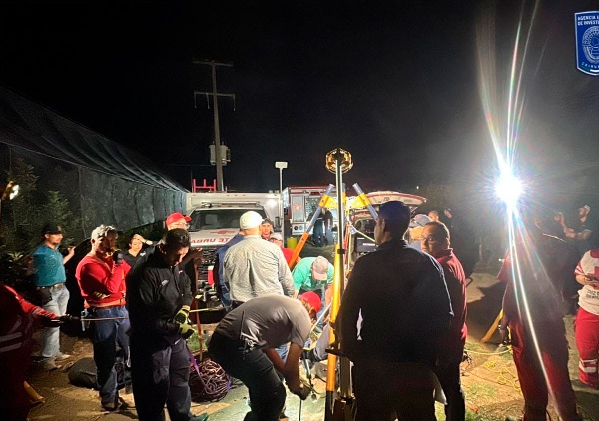 Niño cae a un pozo de 120 metros; tras seis horas de rescate, confirman su fallecimiento