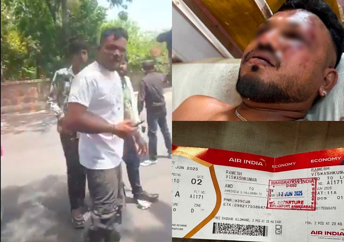 VIDEO Sobrevive a avionazo en la India ¡y sale caminando del hospital!