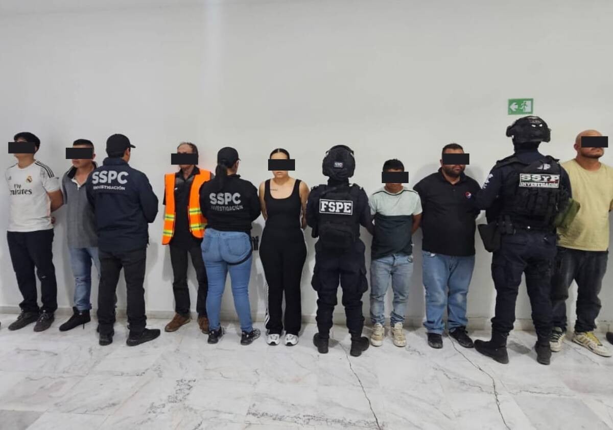 ¡Caen ocho personas! Desmantelan presunto centro de distribución de droga en León