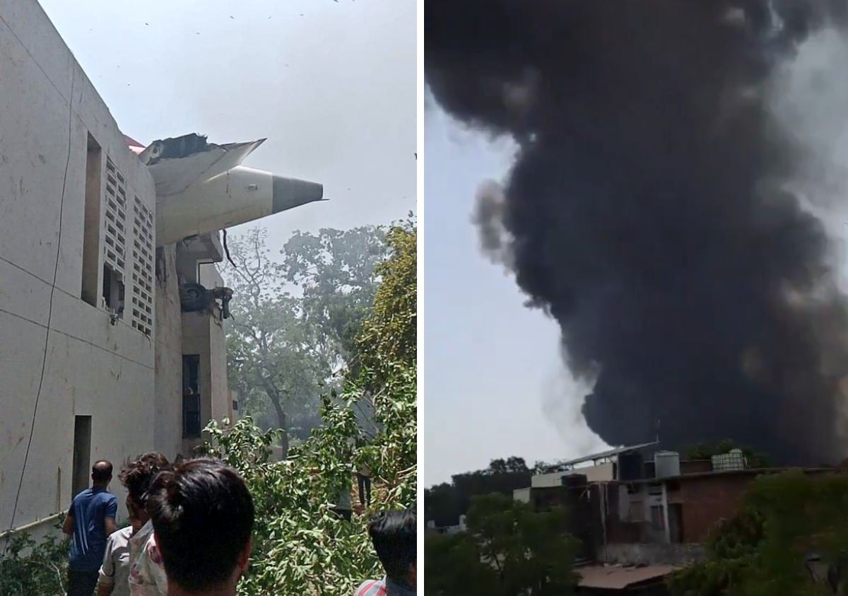 VIDEOS ‘Había cuerpos dispersos’, se estrella avión con 242 personas a bordo 