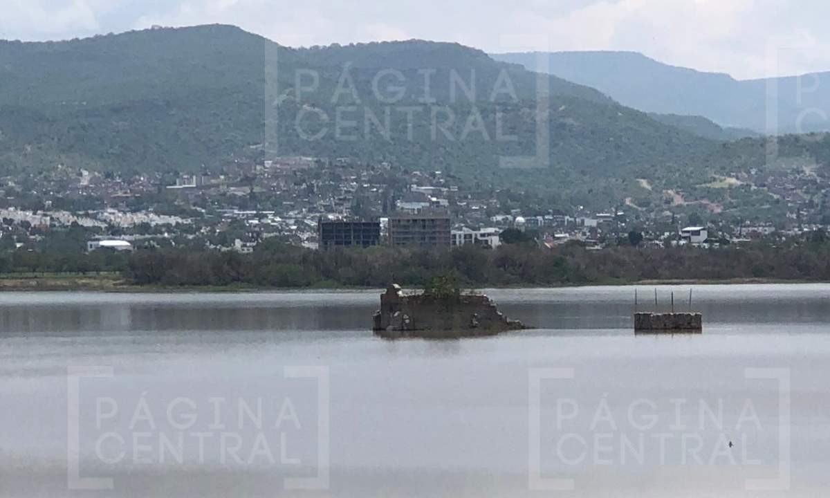 Presa El Palote sigue aumentando nivel de agua; se ve más grande su espejo