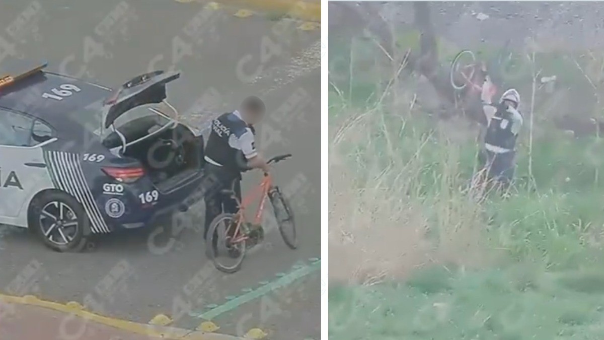 VIDEO Capturan a asaltante de Timoteo Lozano justo cuando robó una bicicleta