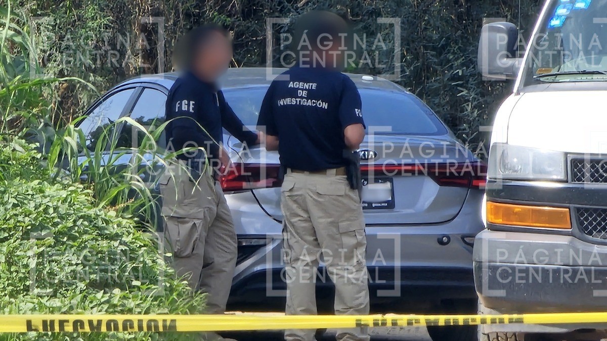 Vecinos iban por un camino de terracería y de pronto se encontraron un cadáver tirado