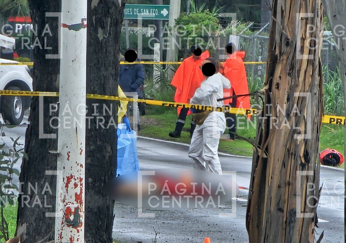 VIDEO Muerte instantánea: Motociclista derrapa y queda tendido a un costado de camellón