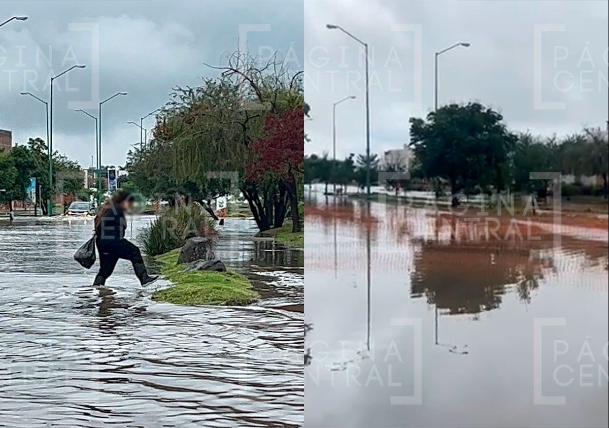 VIDEOS Inundación provoca cierre de este bulevar; hay afectaciones en varias colonias