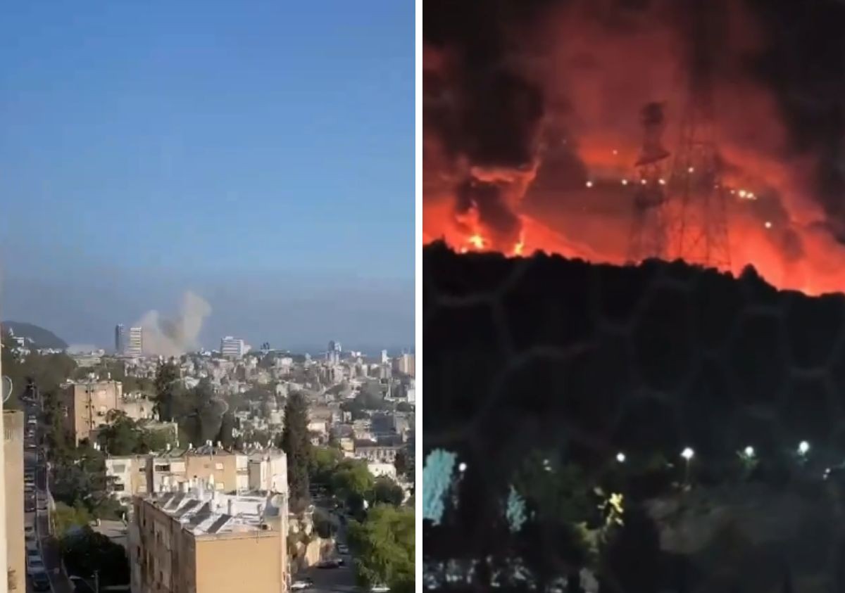 EU bombardea; Irán ataca Israel