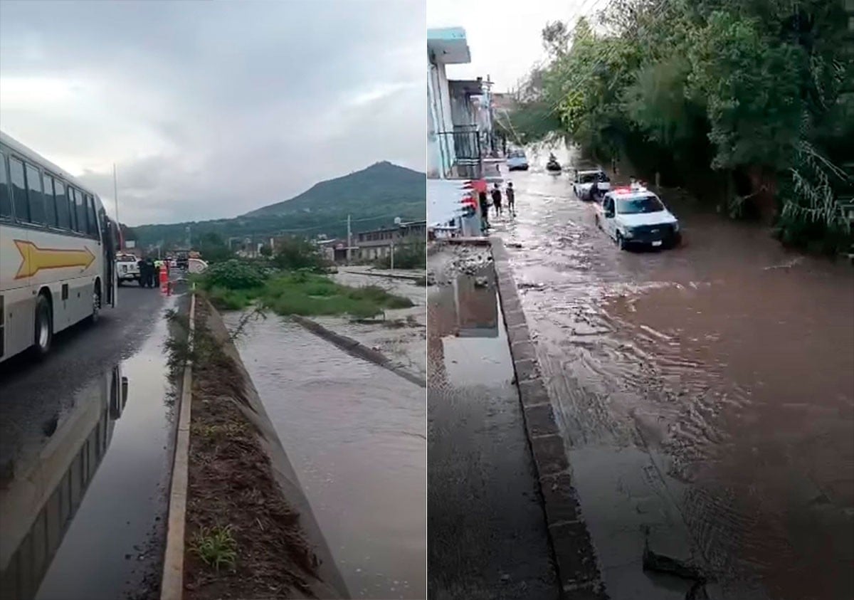 Se desborda el arroyo Jalpilla en Comonfort; activan protocolo de emergencia