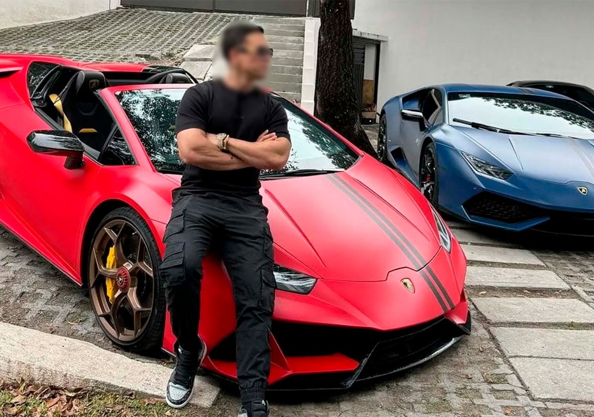 ¡Se llevaron todo! Famoso influencer pierde joyas, dinero y su Lamborghini en un asalto