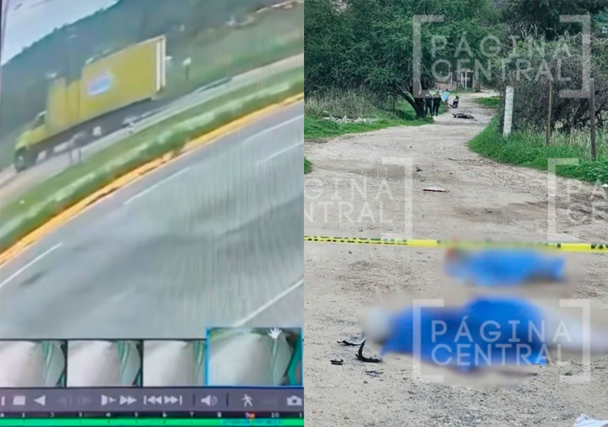 Difunden VIDEO del momento en que camión arrolla y mata a motociclistas en el Ecobulevar