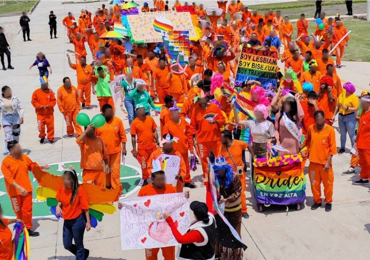 ¡Guanajuato hace historia! Marcha LGBTI+ llena de color los centros penitenciarios