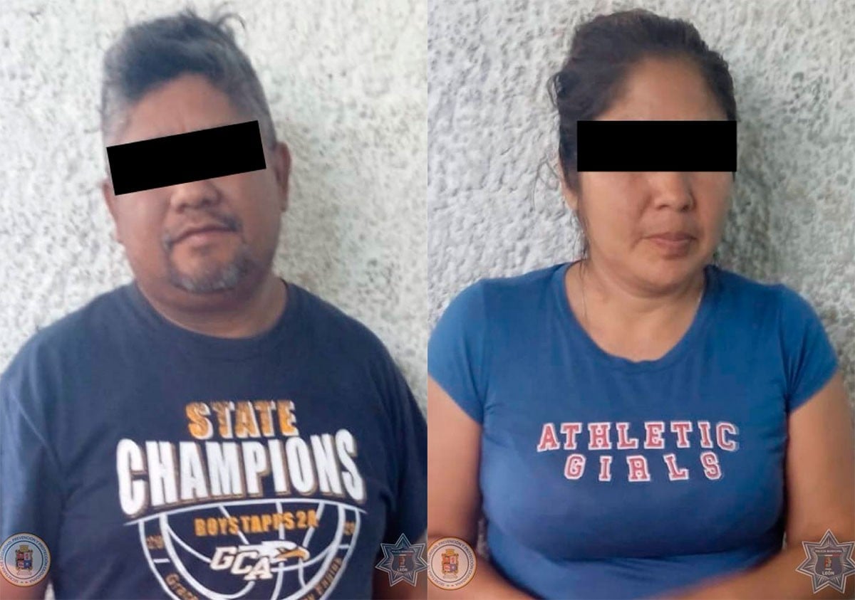 Pareja entra a robar una casa, huyen y al ser detenidos les hallan un arma y cartuchos