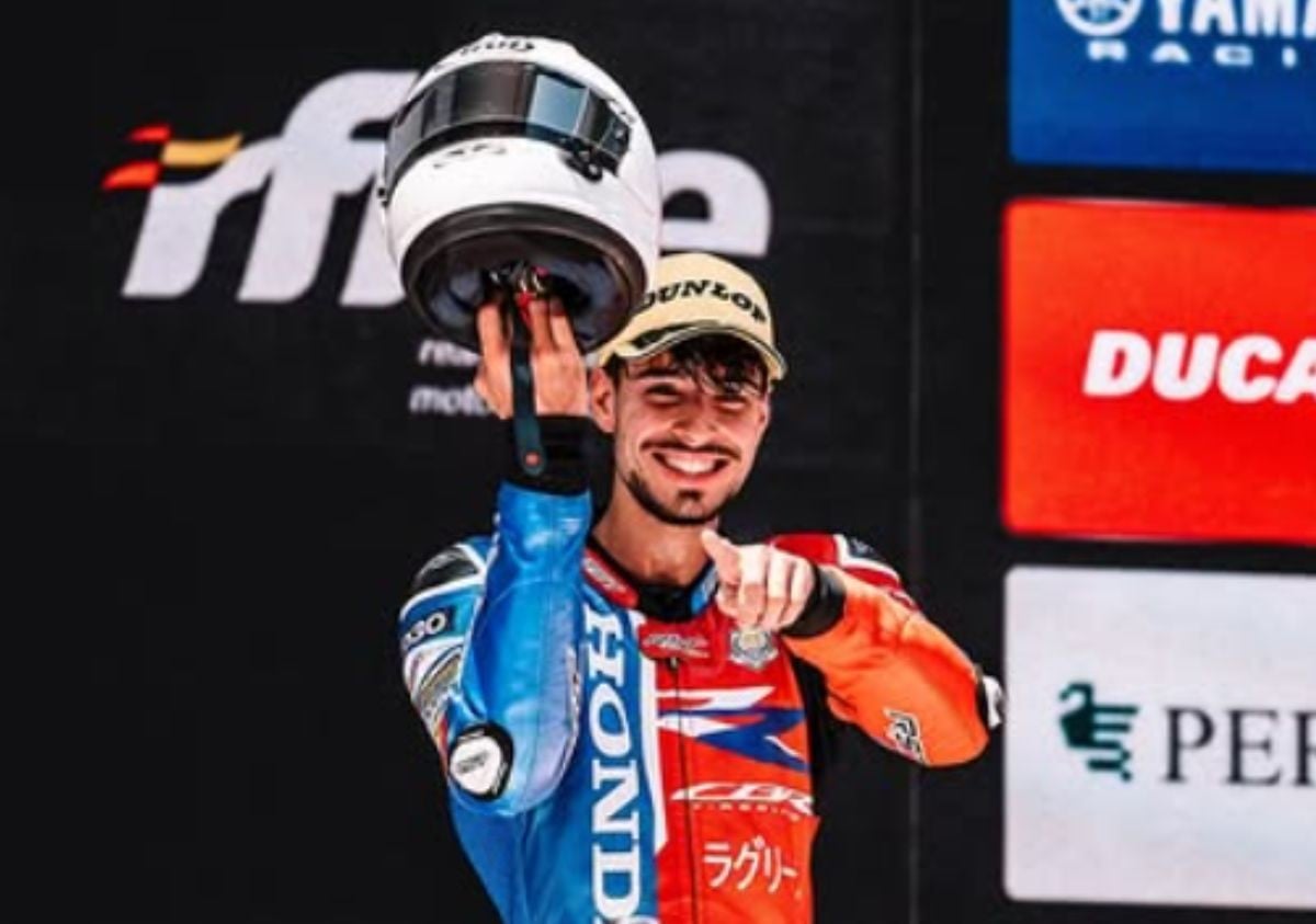 Fue embestido por otro vehículo: Muere piloto Borja Gómez al perder el control de su moto