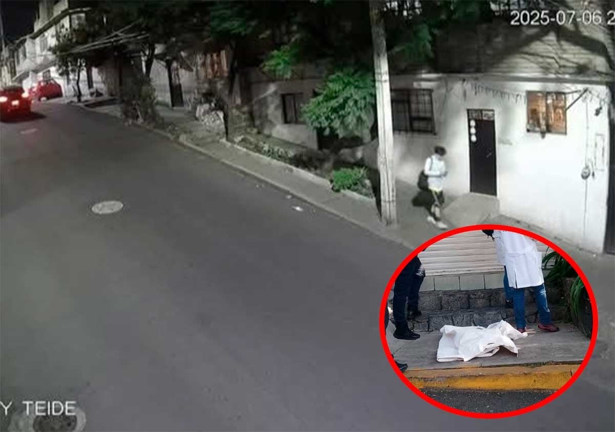 VIDEO Captan a sujeto abandonando el cuerpo de un bebé en una bolsa en la calle