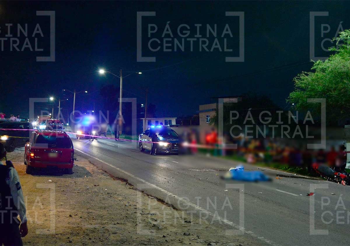 Motociclista muere tras chocar contra una camioneta; el conductor del vehículo huyó