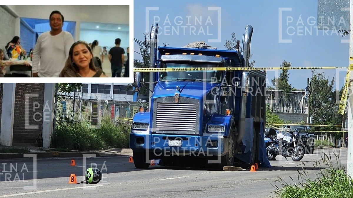 Hija de motociclistas atropellados por tolva pide ayuda para gastos funerarios