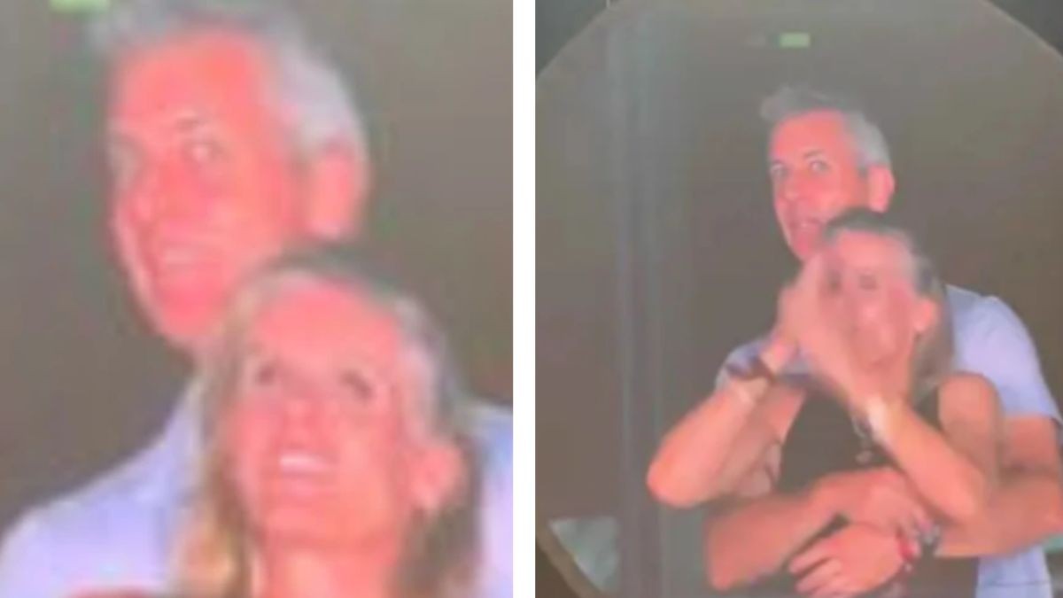 VIDEO Hasta culpan a Coldplay: Empresario y amante son captados durante concierto