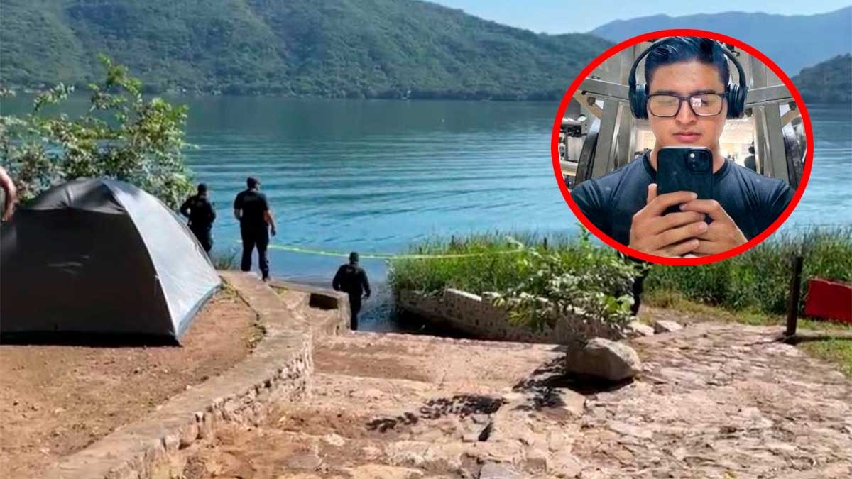 Rescatistas buscan a guanajuatense que desapareció cuando nadaba en una laguna en Nayarit