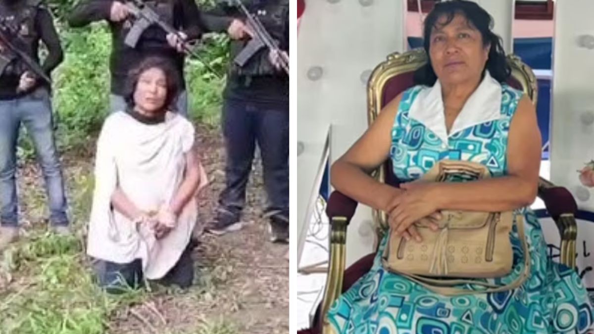 Estaba rodeada por comando: Mujer taxista es secuestrada y después aparece en video