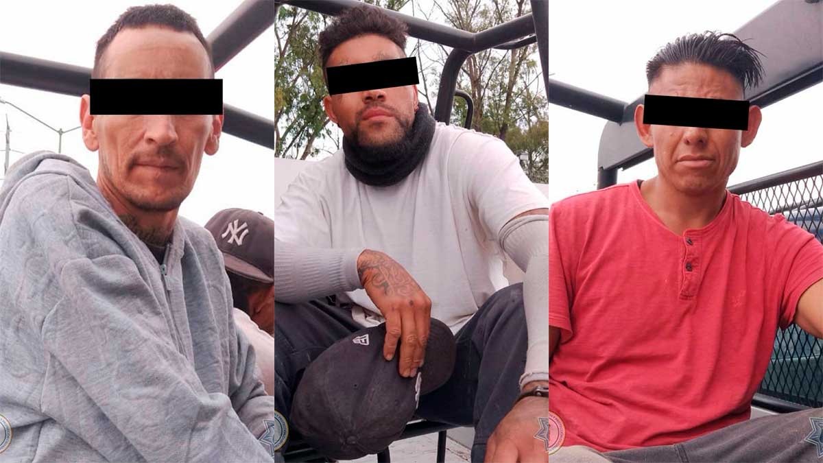 Detienen a tres por meterse a robar a una casa; dos de ellos tienen más de 40 detenciones