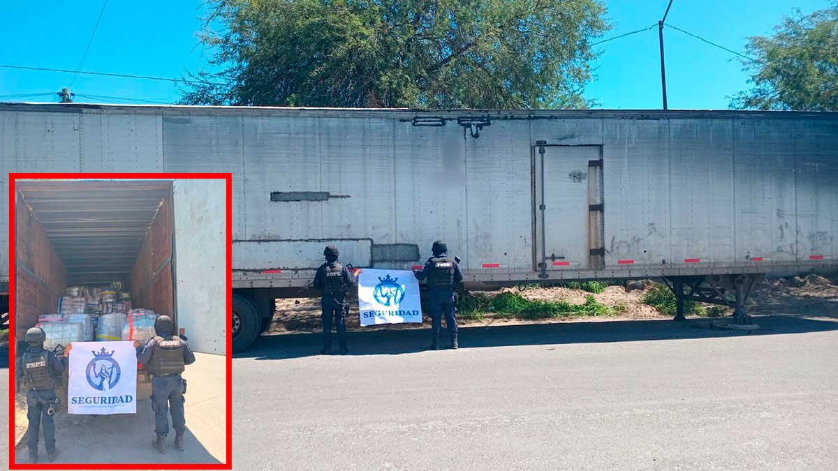 Autoridades recuperan cargamento de ropa valuada en 1.4 millones de pesos