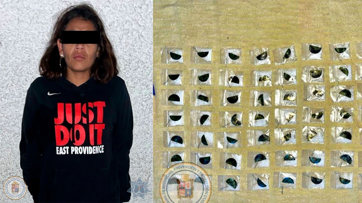 Detienen a Zenaida; la acusaron de agredir a una persona y le hallan 70 dosis de droga