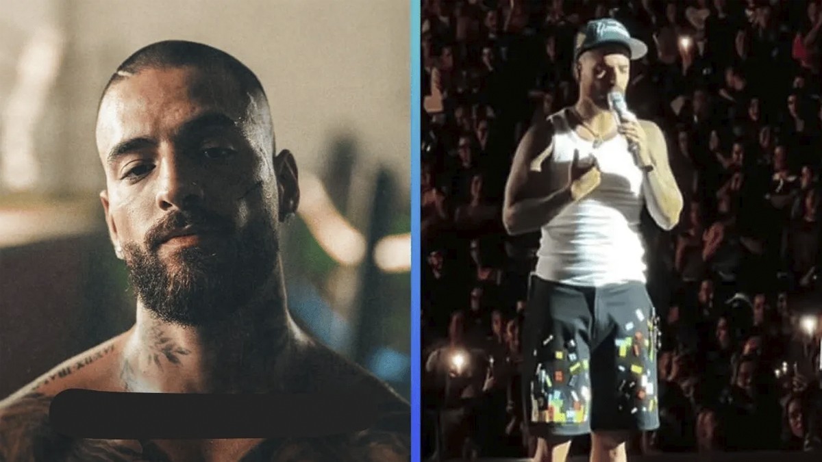 VIDEO Maluma regaña a fan por llevar a bebé a concierto