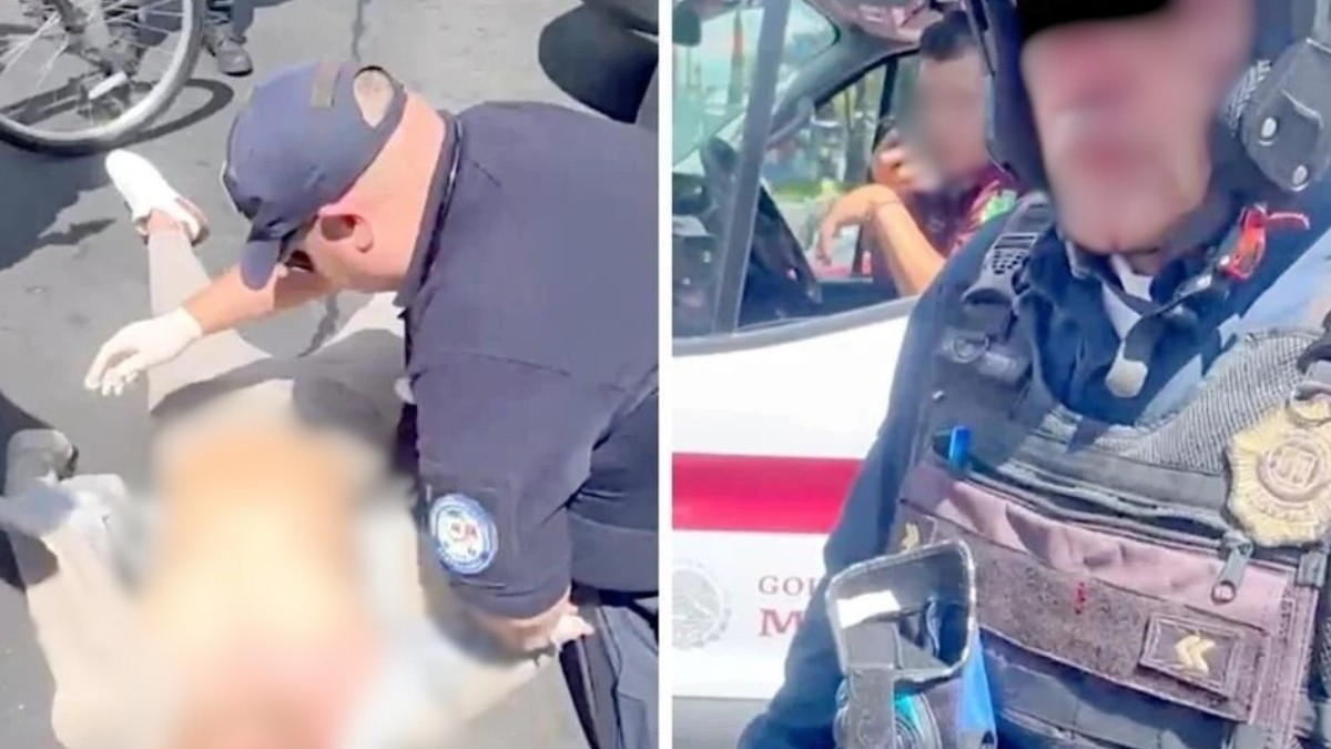 Pelea policía, saca pistola… y mata a motociclista