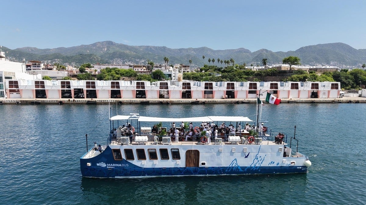 Inaugura Sheinbaum el Marinabus en Acapulco y estos son los precios