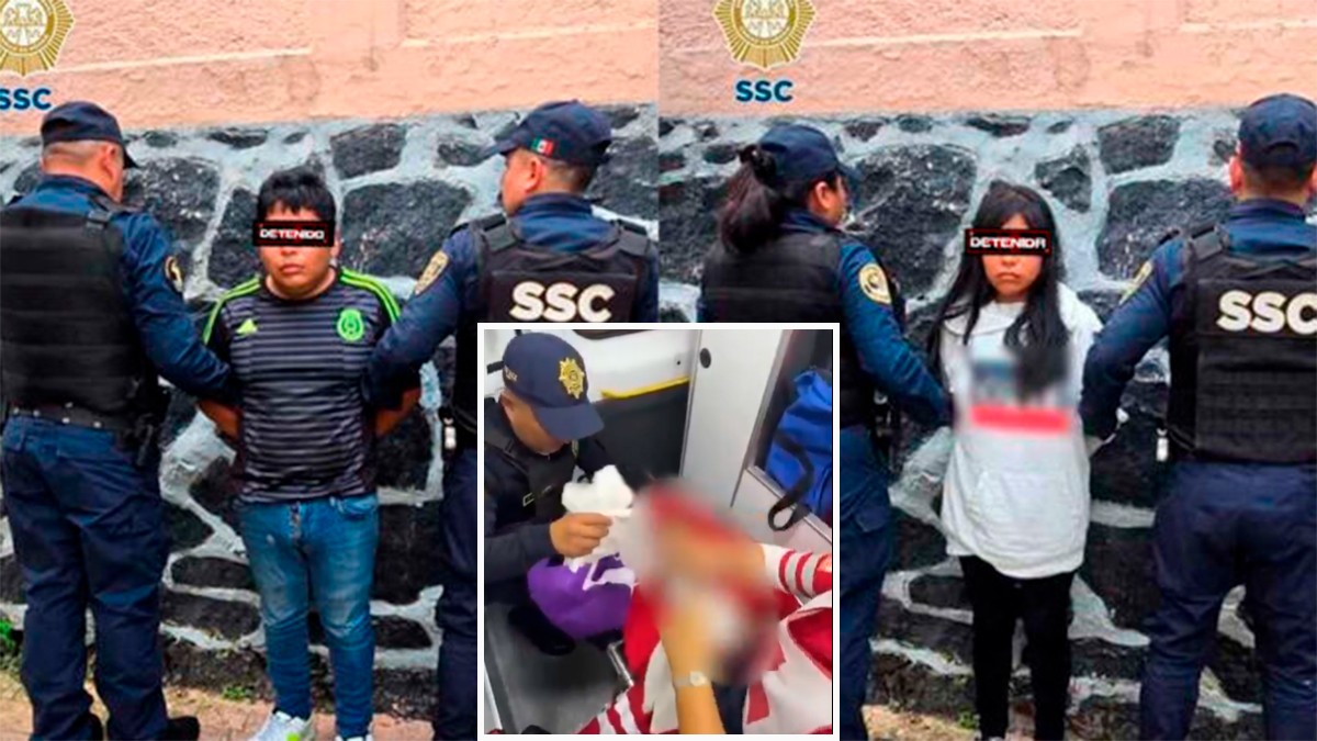 Abandonan a su bebé en el frío de la calle; policías lo rescatan y detienen a los papás