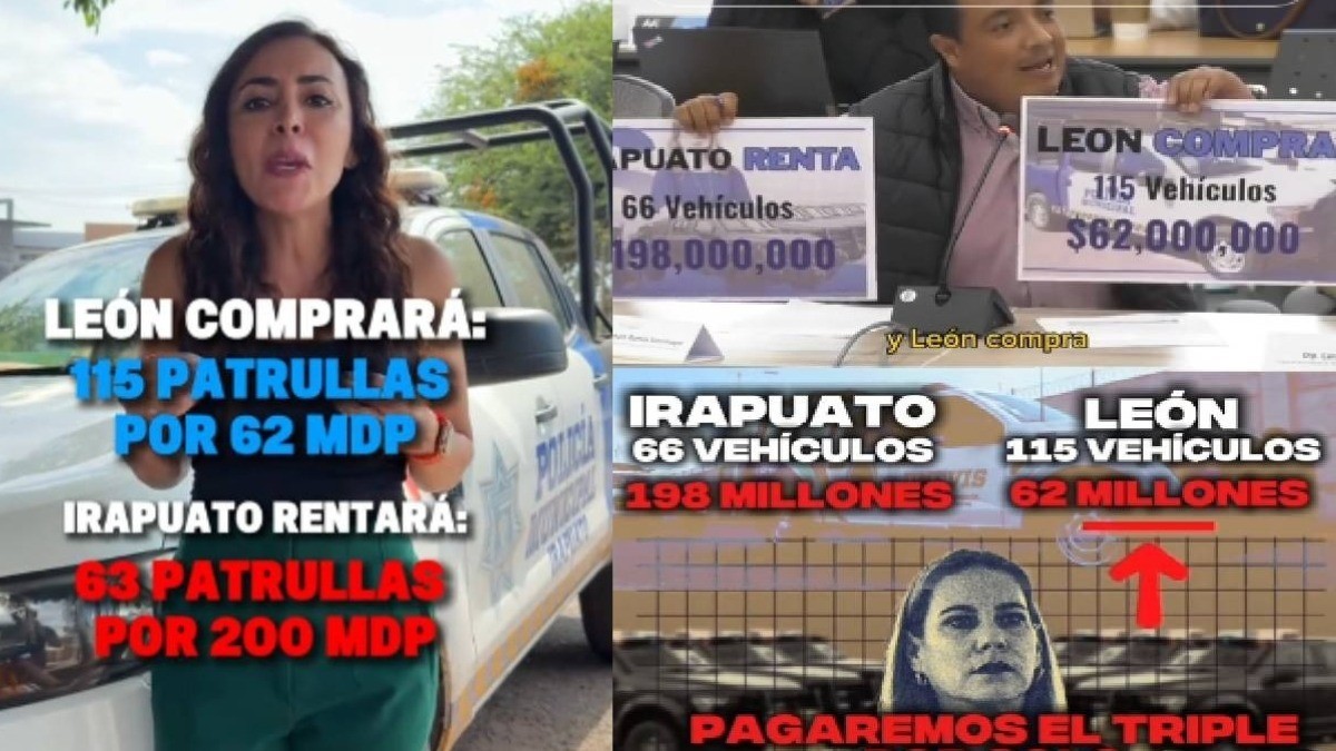 León comprará 115 patrullas por 62 millones e Irapuato rentará 63 por 200 millones: Yulma