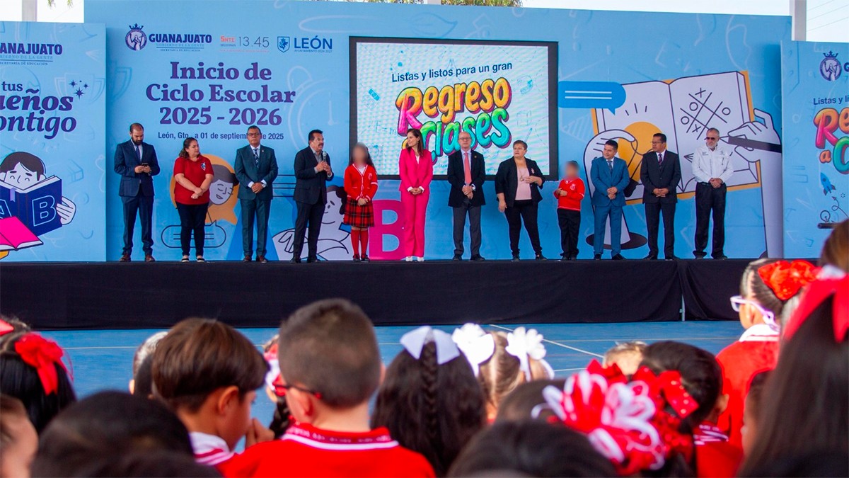 Inicia el Ciclo Escolar 2025–2026 en Guanajuato: ¿Cuántos estudiantes vuelven a las aulas?