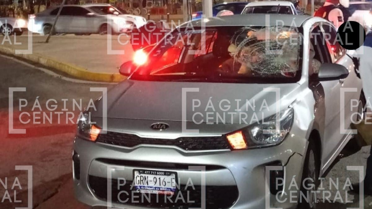 Sufrió traumatismo: Hombre intenta cruzar la calle y es arrollado por auto