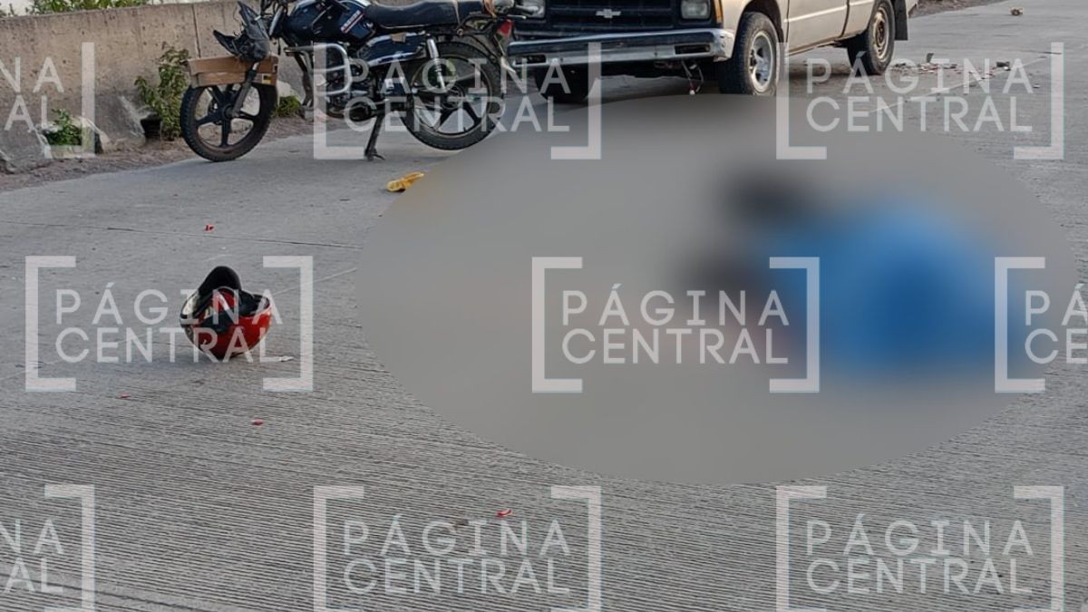 Trágico accidente: Choque entre motos deja un muerto y un lesionado; impactaron camioneta