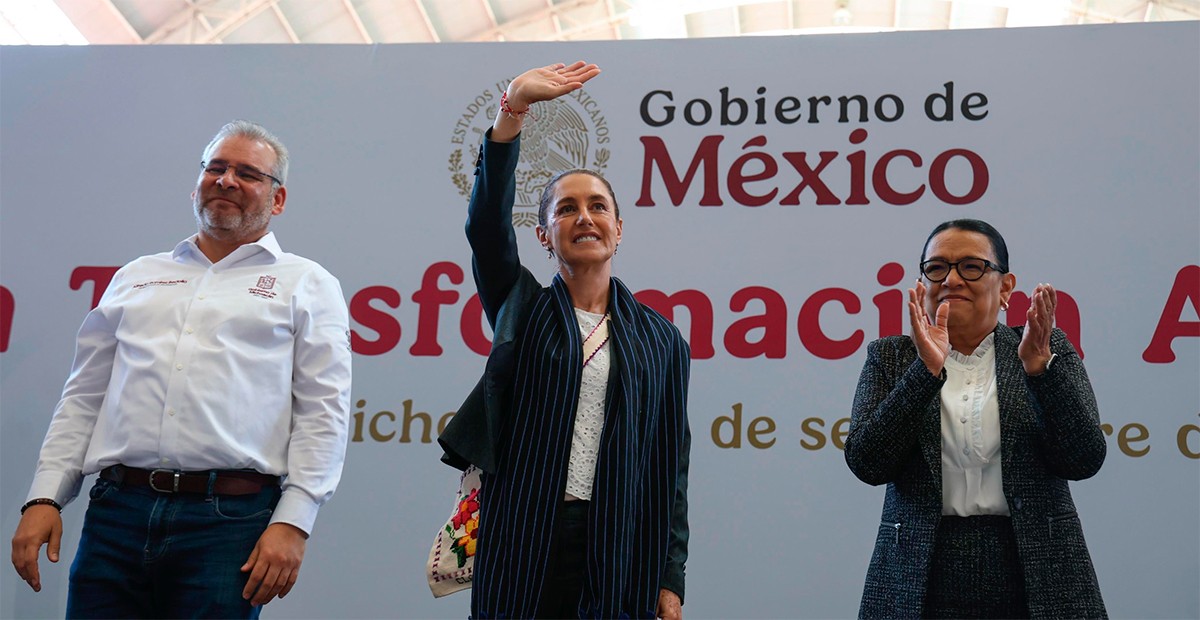 Cimbró al mundo reducción de pobreza en México, dice Claudia Sheinbaum