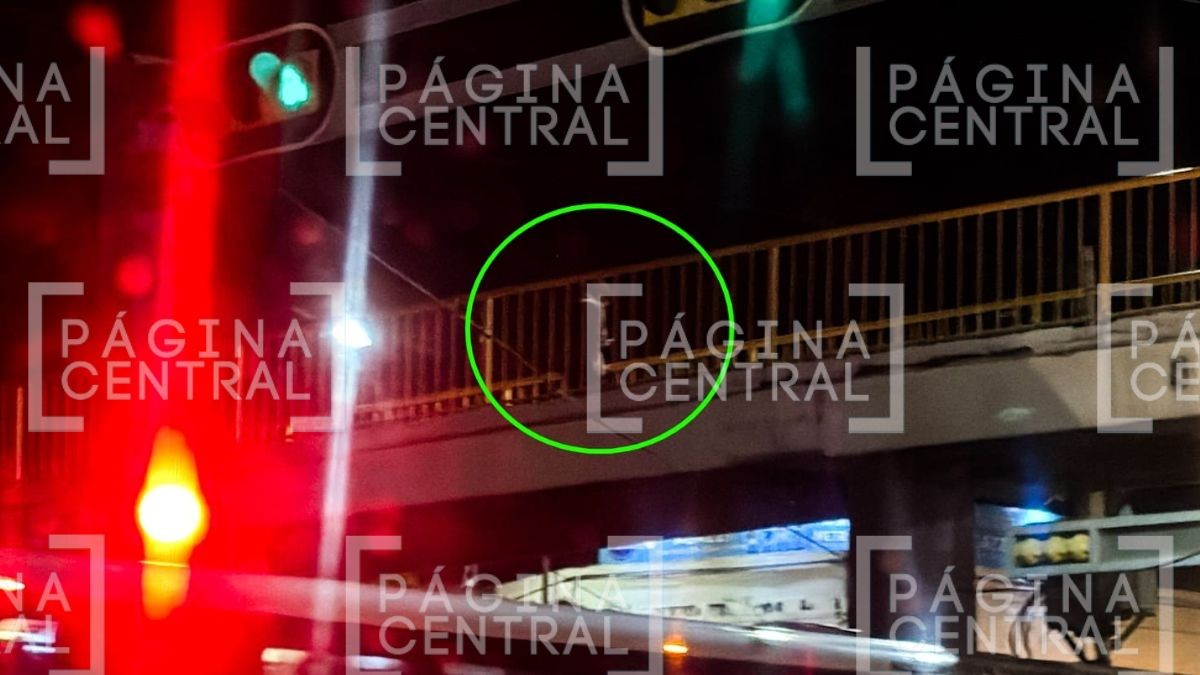 ¡Acto heroico! Salvan a joven de caer de puente, en León