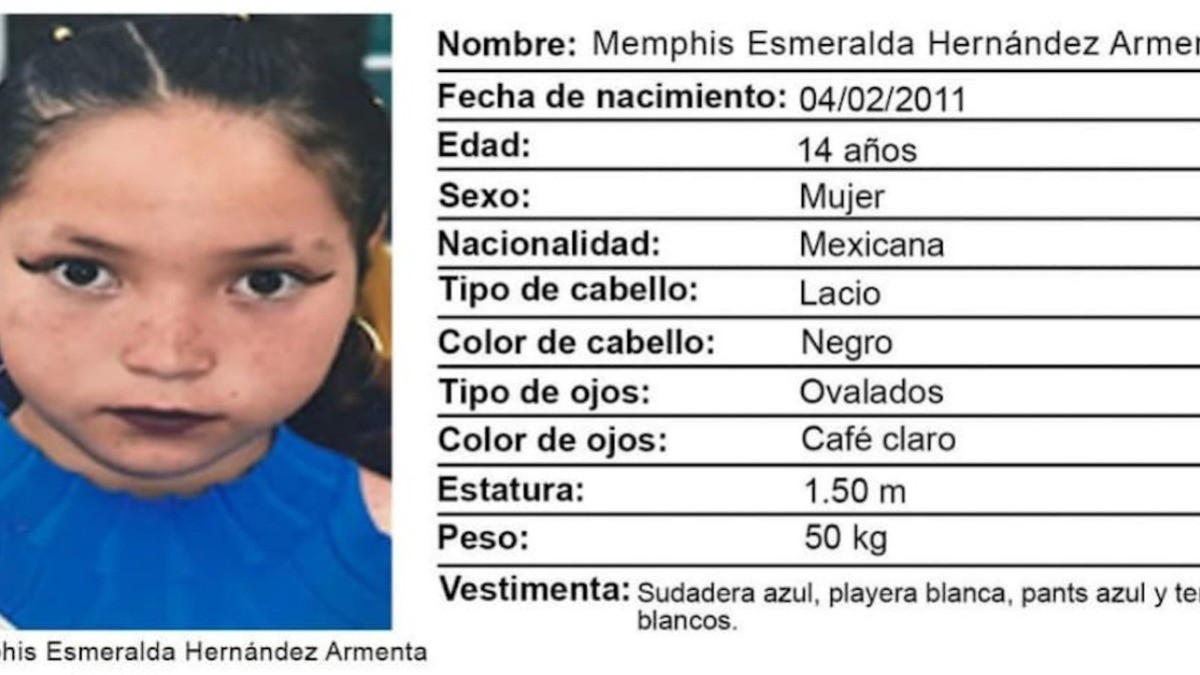 ¡Ayúdanos a encontrarla! Desaparece adolescente Memphis Hernández en León