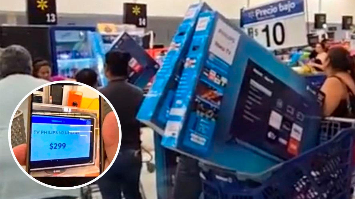 ¡Valían 299 pesos! Error en precio de televisiones de 50 pulgadas desata caos en tienda