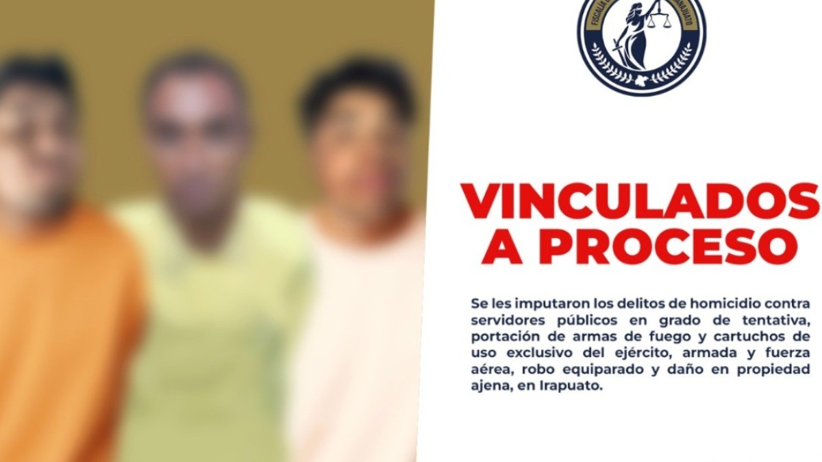 Vinculan a proceso a involucrados en ataque contra policías en Irapuato