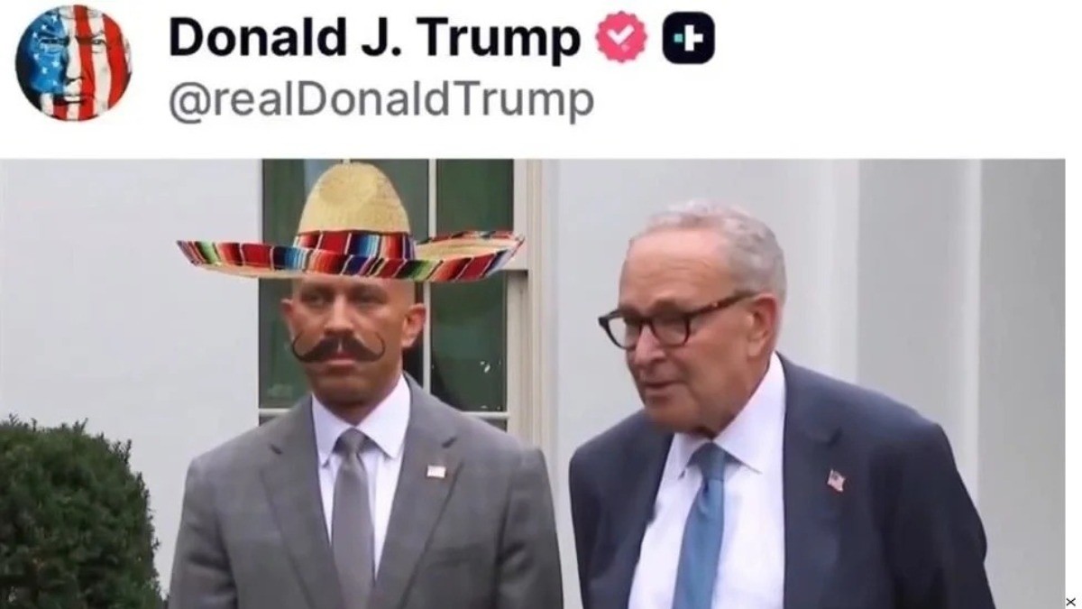 Insulta Trump a demócratas con símbolos mexicanos