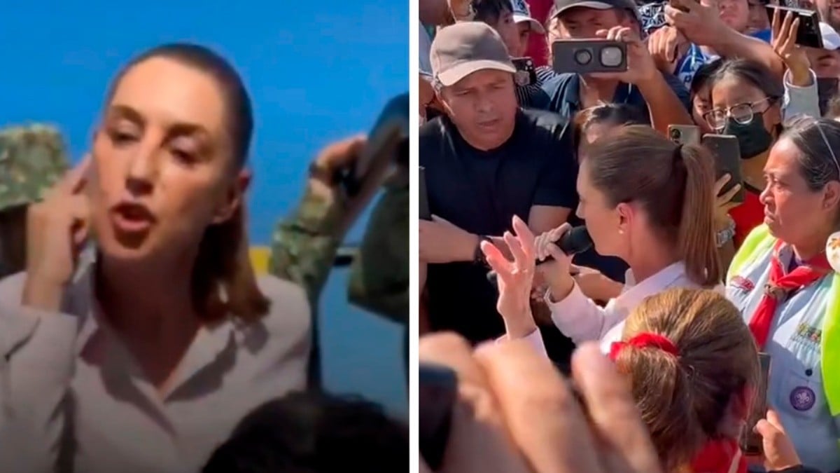 Enfrenta Sheinbaum reclamos de damnificados en visita a Poza Rica