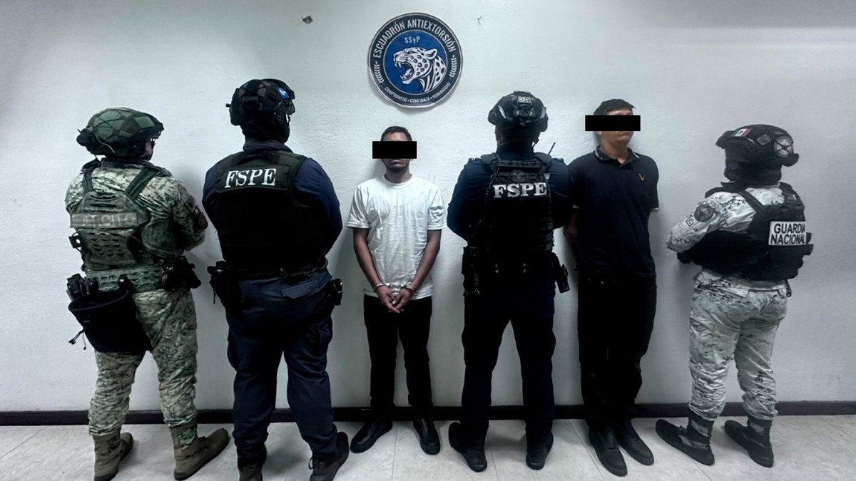 Rescatan a joven secuestrado; Escuadrón Antiextorsión detiene a dos presuntos responsables