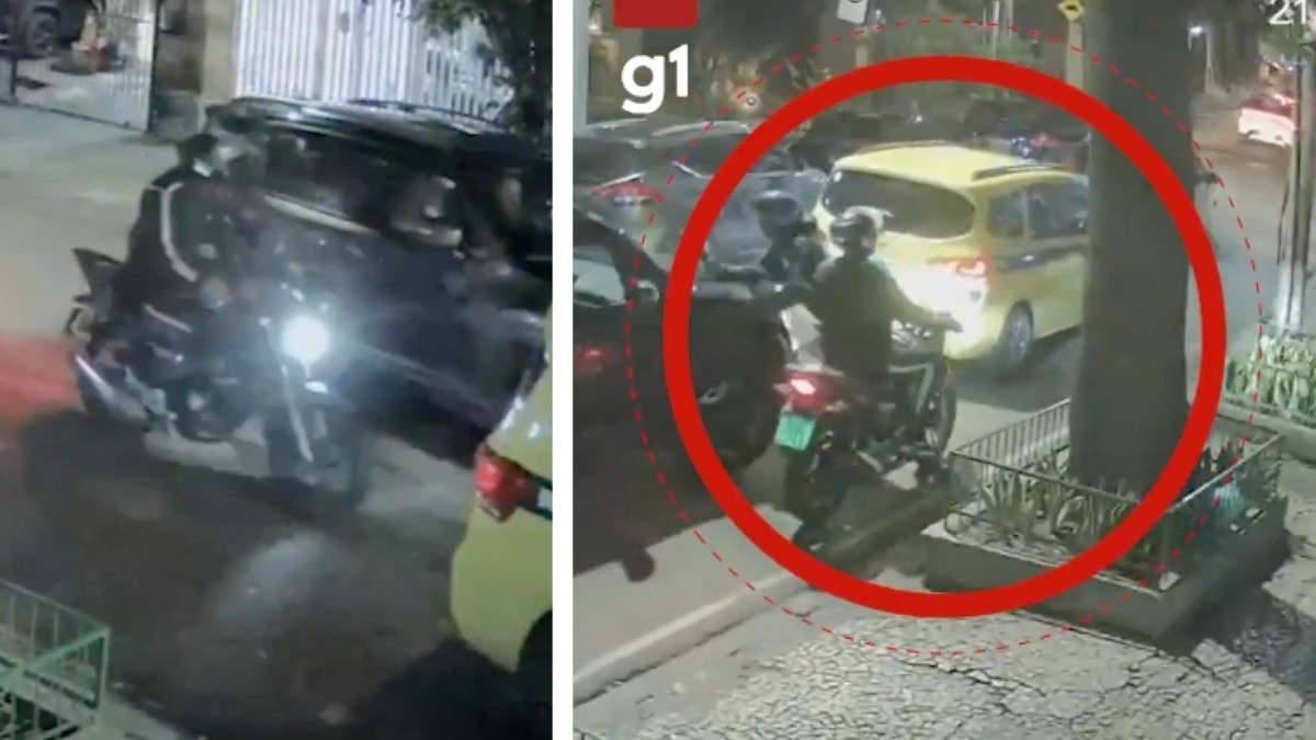 Motociclistas intentan asaltar a mujer, pero acelera y se lleva a los 2 entre las llantas