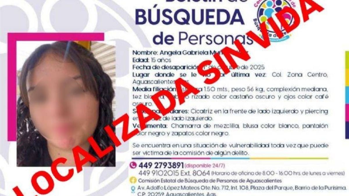 Hombre la enganchó por redes sociales: Localizan sin vida a la menor Ángela Gabriela