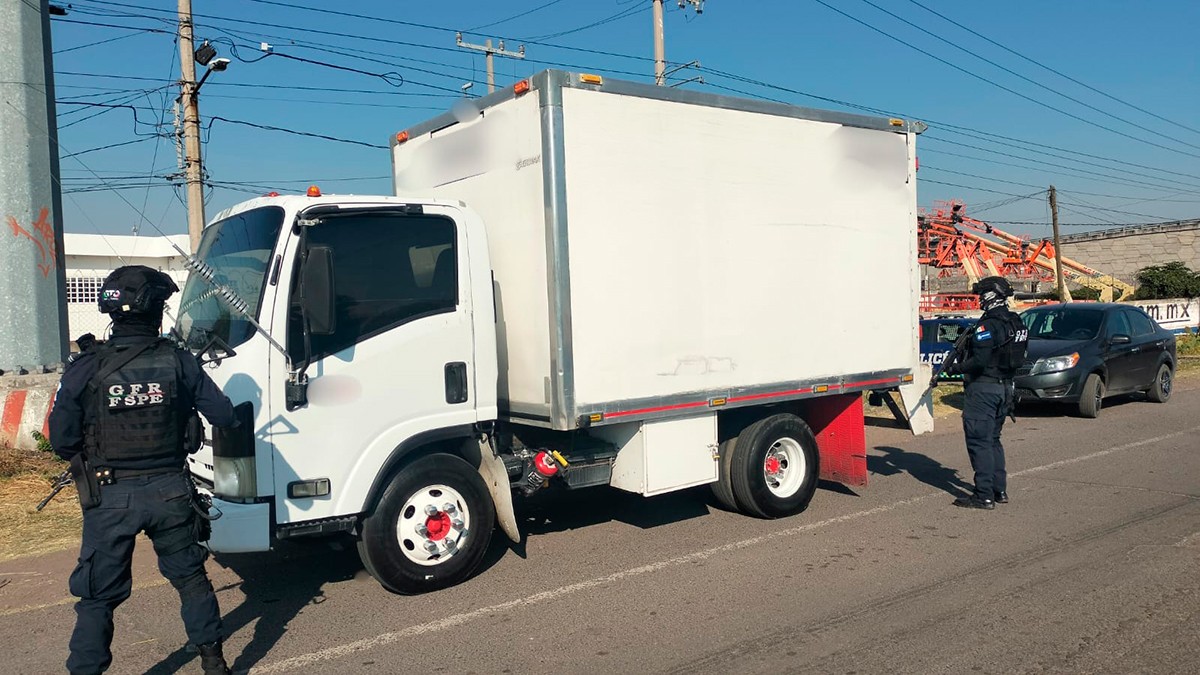 Recuperan camión robado con más de 6 toneladas de alimento