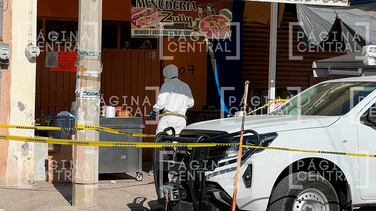 Fabián fue atacado a balazos dentro de una menudería, falleció en el lugar