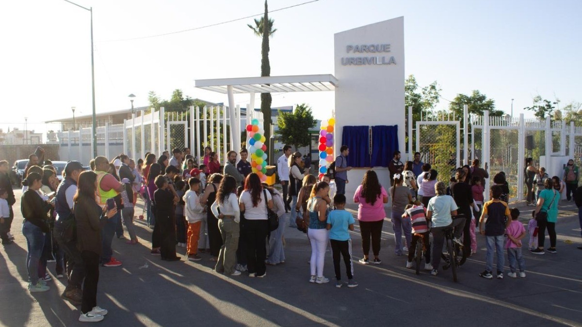 ¡Bravo! Ya tienen colonos de esta delegación su Parque Urbivilla mejorado