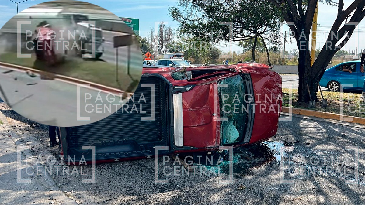 VIDEO Así fue el accidente de camioneta en el bulevar Aeropuerto