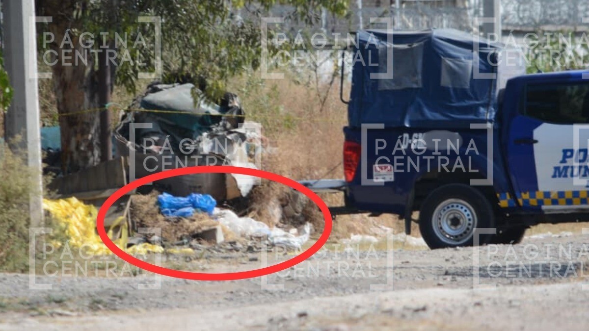 Vecinos percibieron olores fétidos y vieron que de un costal salían unos pies