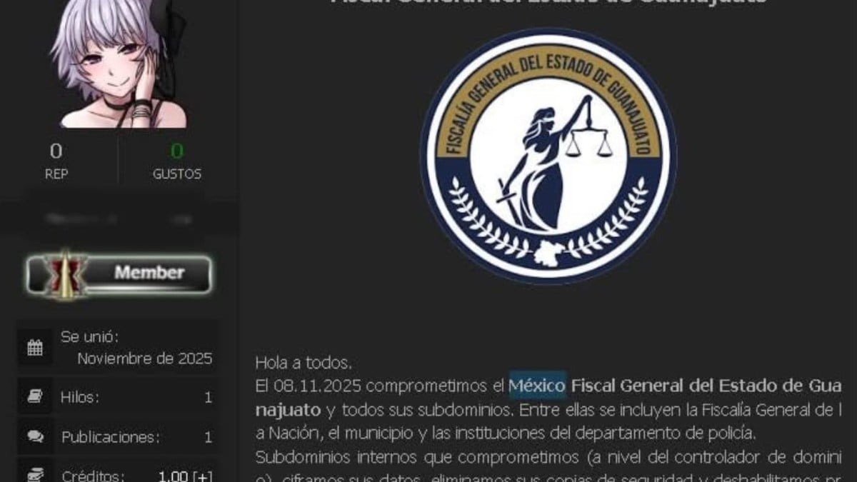 Grupo de hackers publica información que habría sido robada de la FGE de Guanajuato