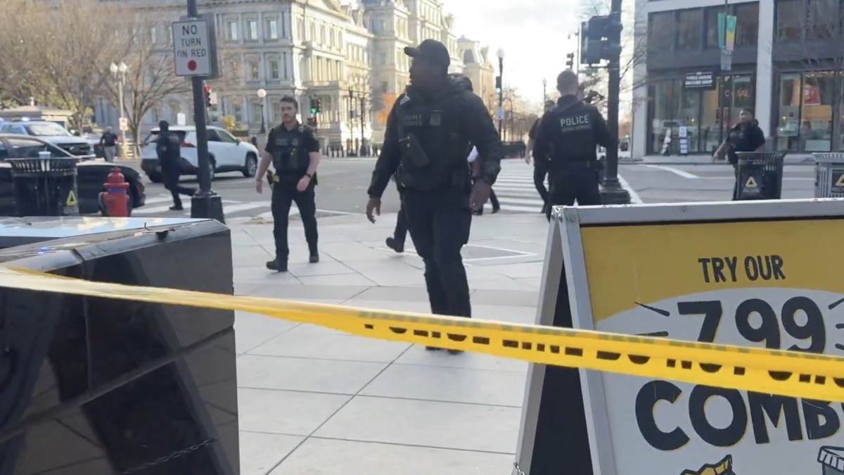 Tiroteo cerca de la Casa Blanca deja dos miembros de la Guardia Nacional muertos